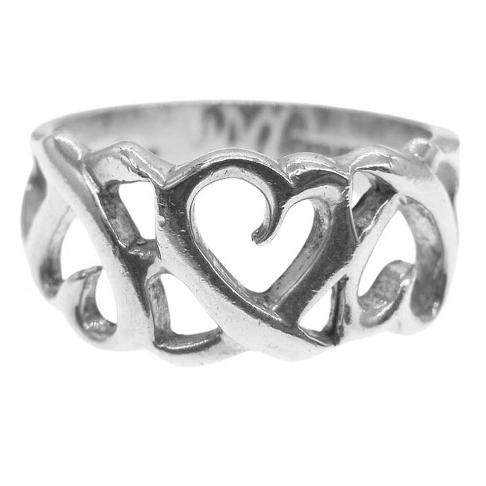 TIFFANY&Co. ティファニー トリプル ラビング ハート リング シルバー