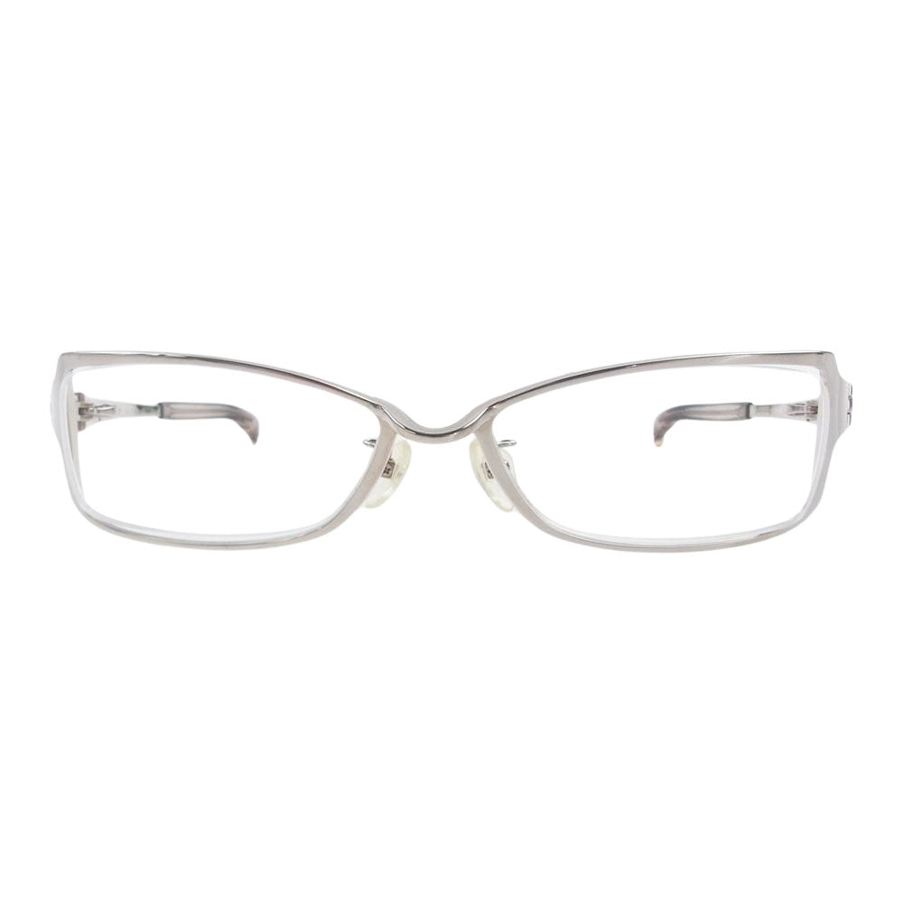 フォーナインズ S-592T シルバー チタニウム スクエアフレーム メガネ