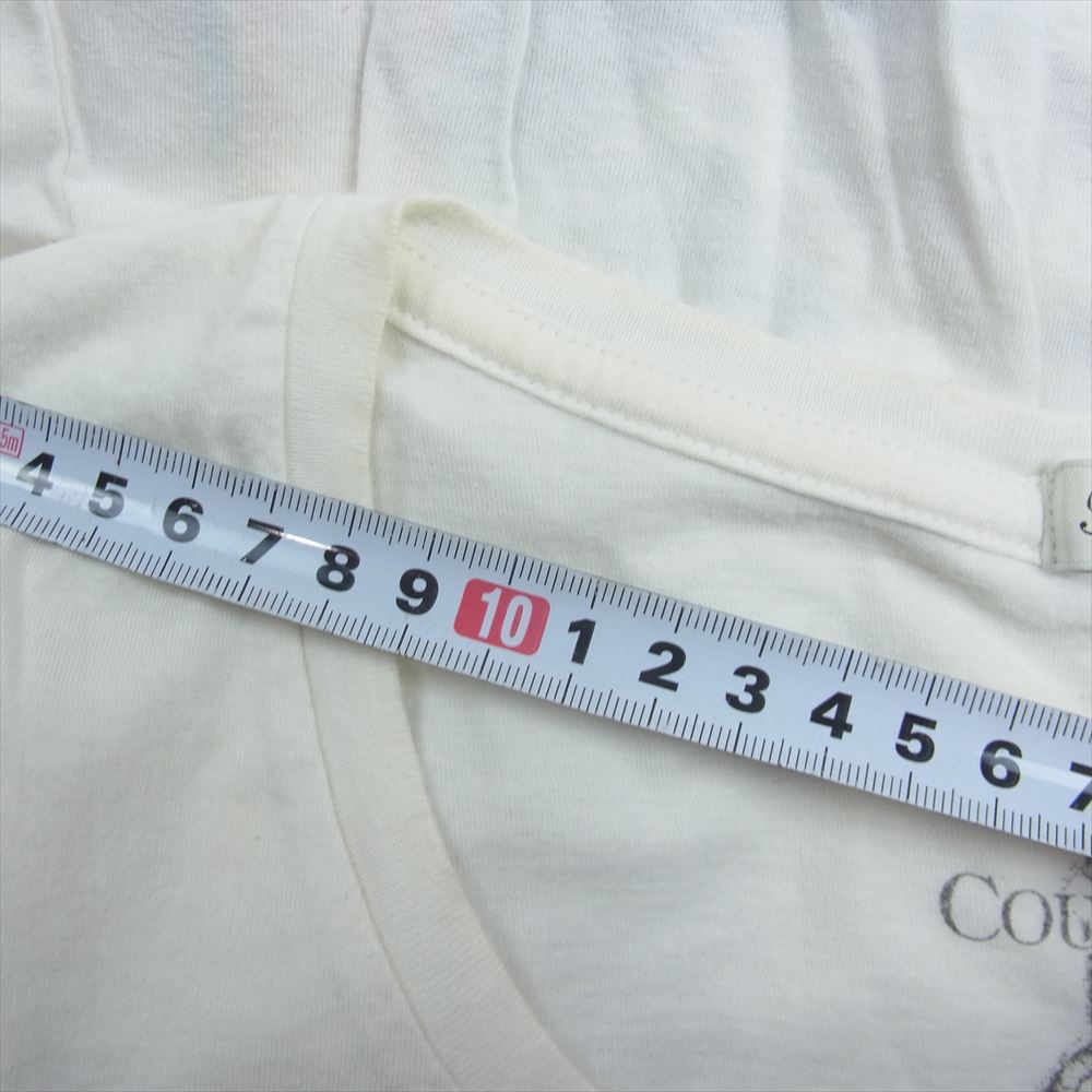 HYSTERIC GLAMOUR ヒステリックグラマー 0193CT12 COURTNEY LOVE コートニーラブ プリント Tシャツ 半袖 ホワイト系 F【中古】
