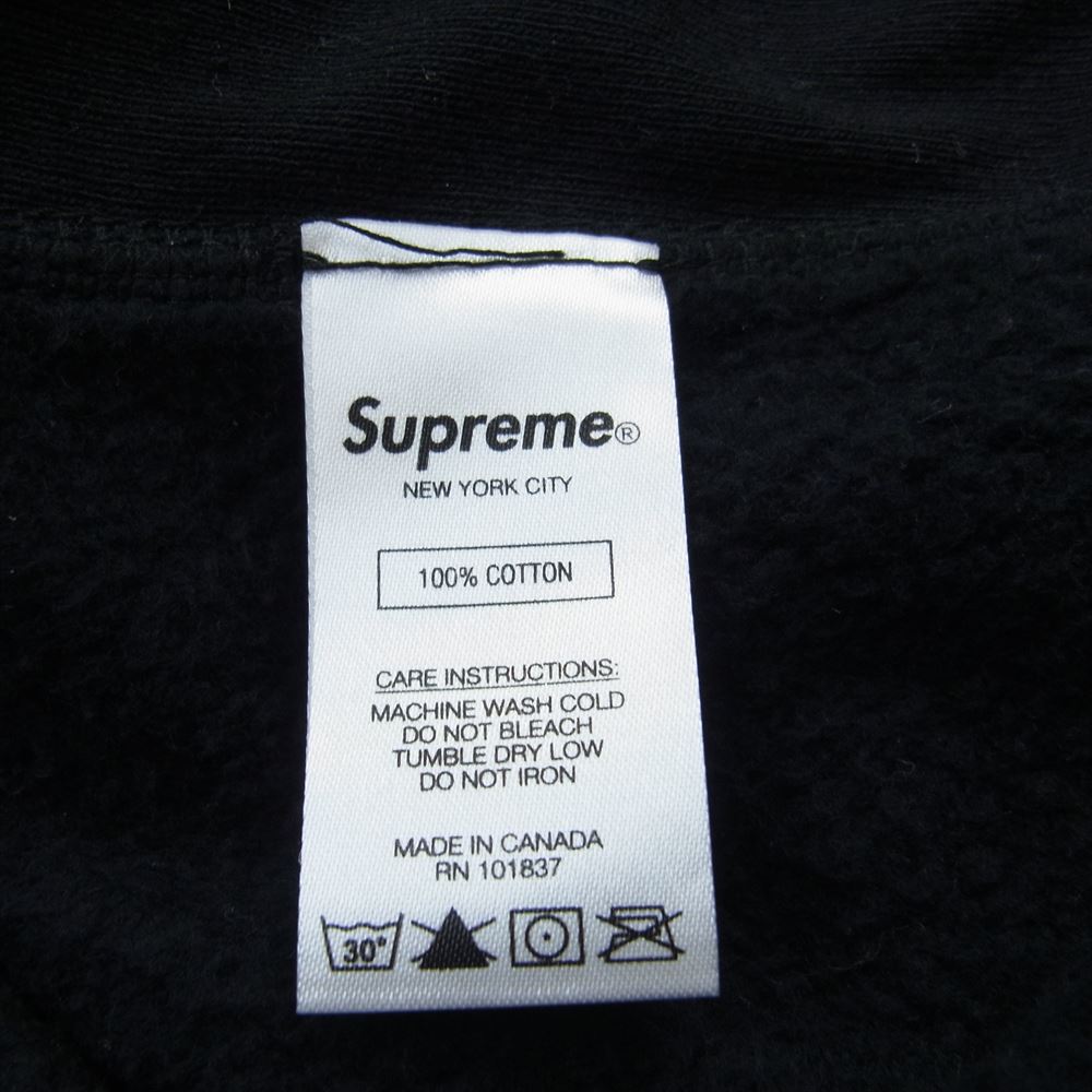 Supreme シュプリーム 22SS Small Box Hooded Sweatshirt スモールボックスロゴ プルオーバー パーカー ブラック  ブラック系 M【中古】