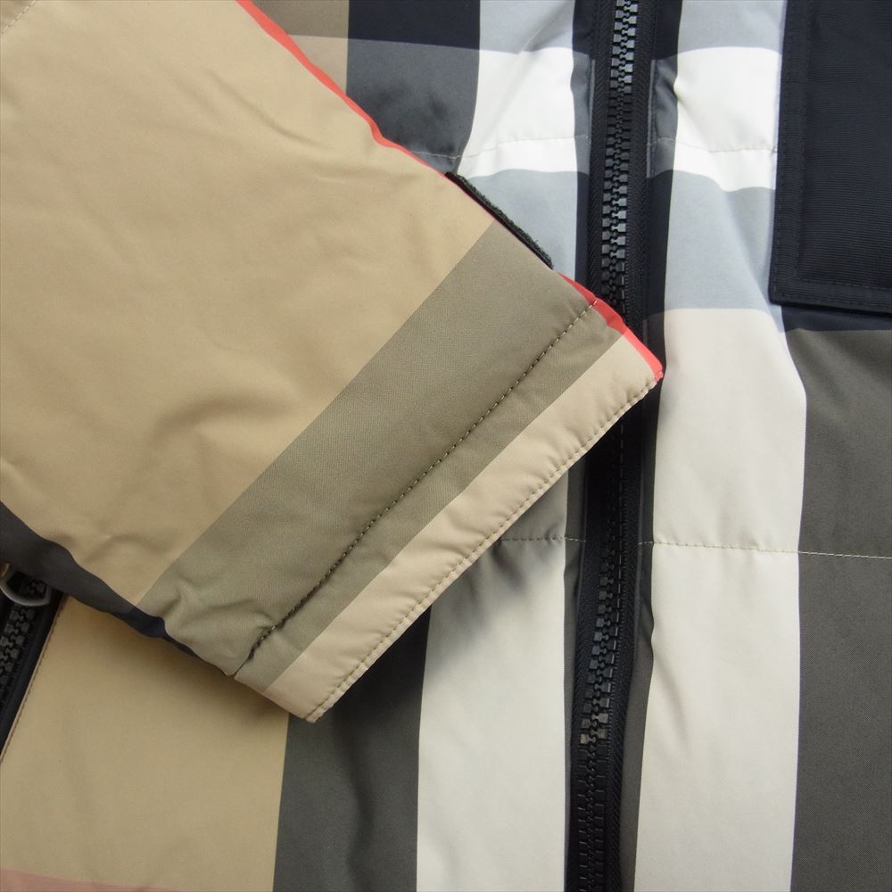 BURBERRY バーバリー 20AW 8064291 REVERSIBLE DOWN PUFFER JACKET ノバチェック リバーシブル ナイロン ダウン ジャケット マルチカラー系【美品】【中古】