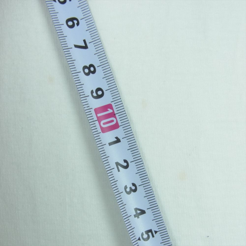 COOTIE クーティー ロゴ プリント 半袖 Tシャツ コットン レーヨン 日本製 ホワイト系 L【中古】