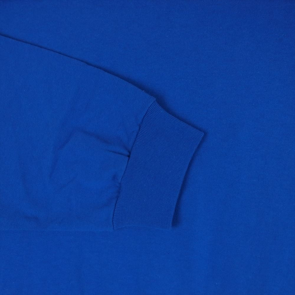 COOTIE クーティー CTE-21S309 Open End Yarn Error Fit L/S Tee オーバーサイズ 長袖 Tシャツ ブルー系 L【美品】【中古】