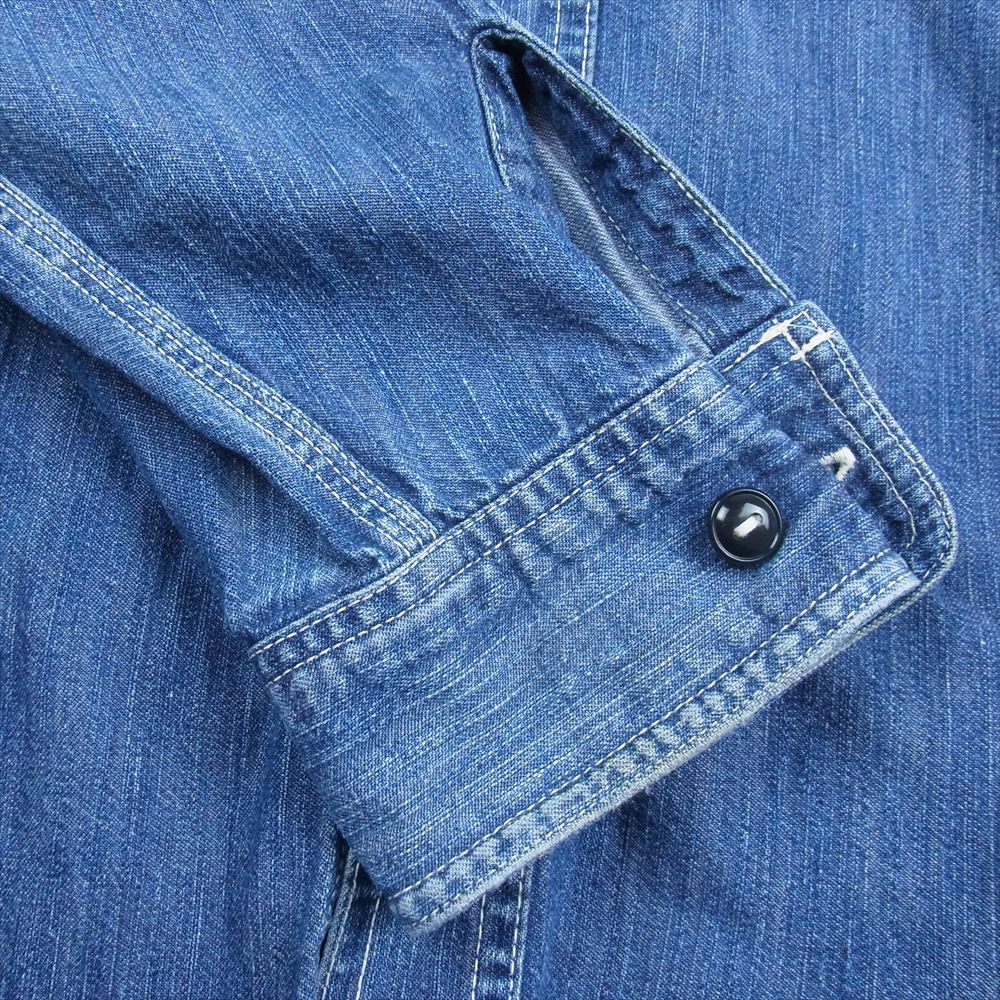 ジョーマッコイ 8HOUR UNION エイトアワーユニオン 長袖 デニム シャツ インディゴブルー系【中古】