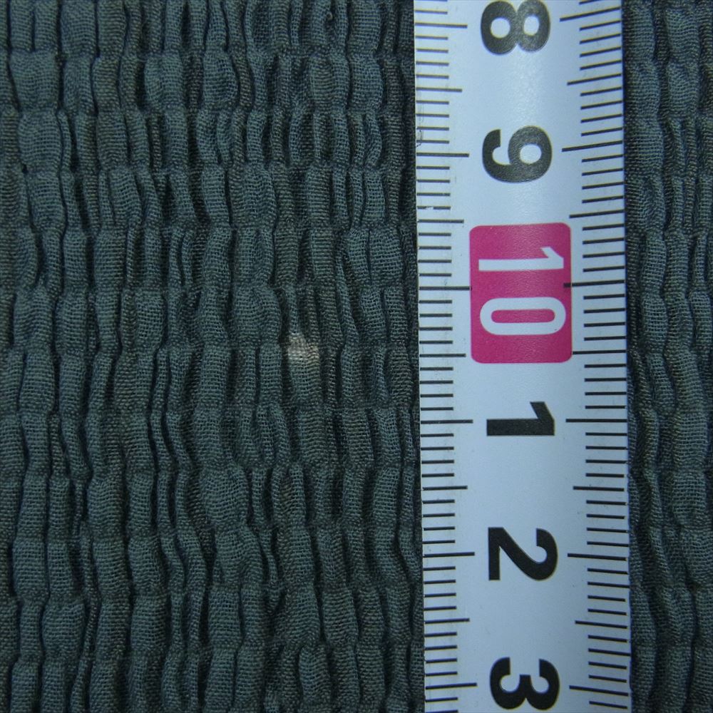 ISSEY MIYAKE イッセイミヤケ MI54FH361 me ミー シャーリング プリーツ加工 タートルネック ノースリーブ ワンピース ドレス グレー系 -【中古】