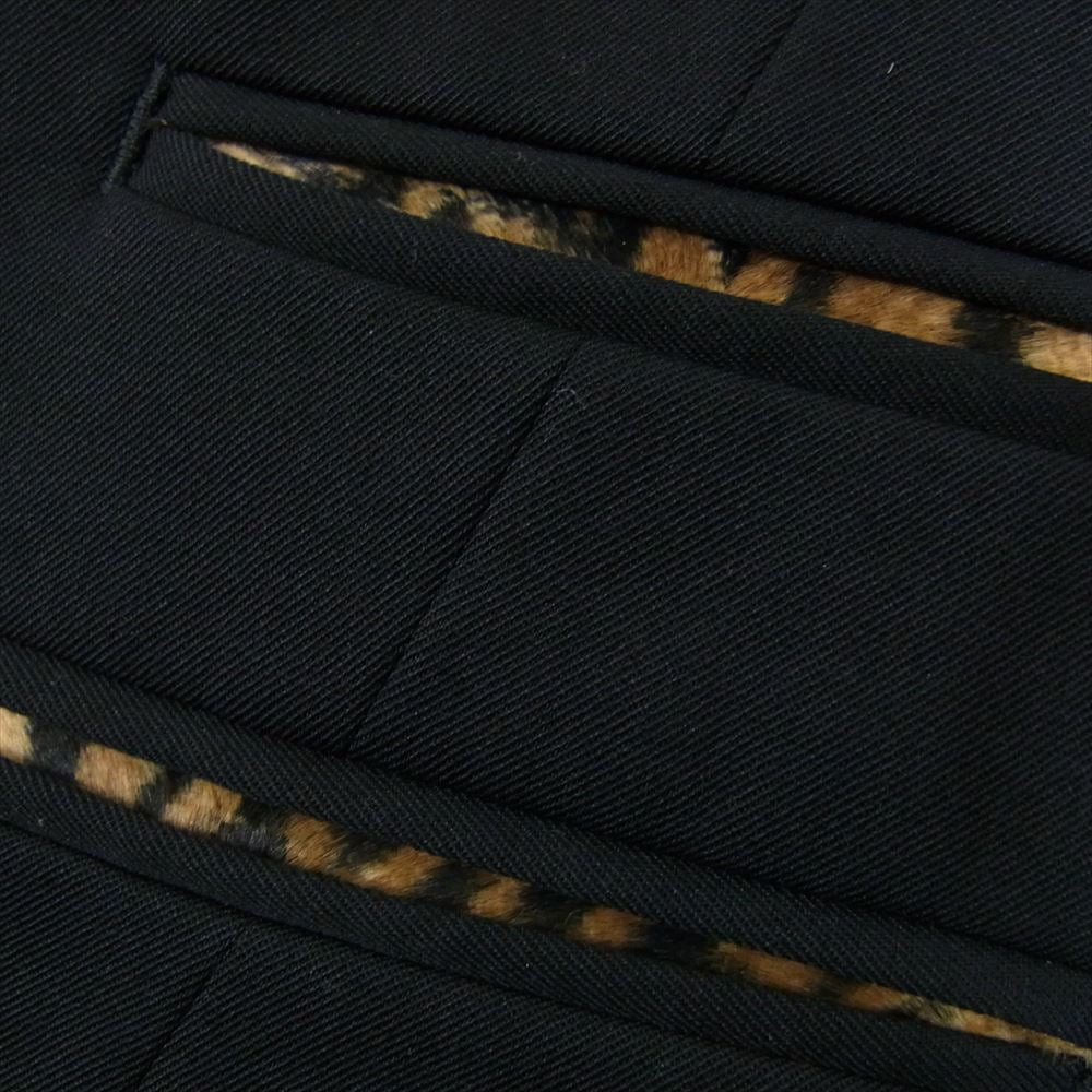 WACKO MARIA ワコマリア 10AW-GAB-18 バック ゴールドステッチ 刺繍 ジレ ベスト ブラック系 S【中古】