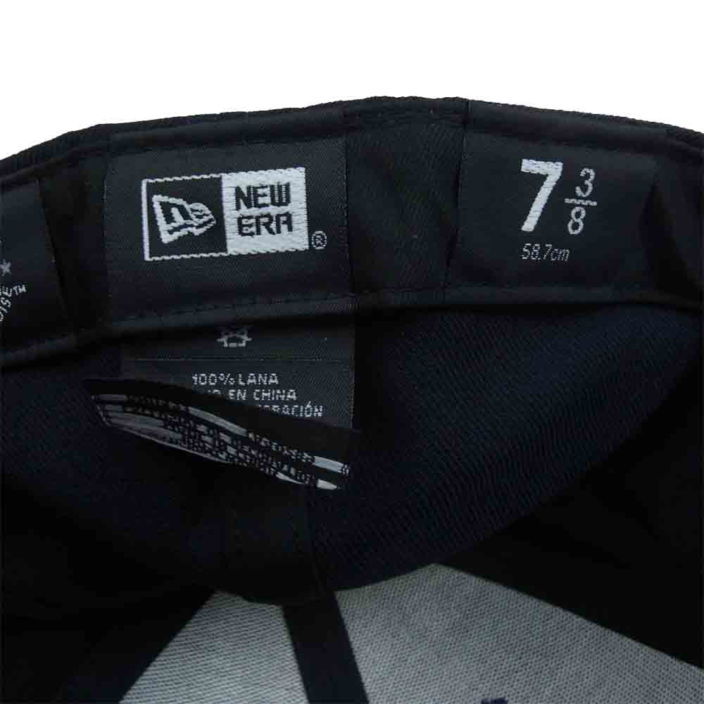 キス New Era for the New York Yankees 10th Anniversary Collection The Palette 59FIFTY Low Profile ニューエラ ニューヨークヤンキース 10周年 コレクション ロープロフィール ベースボール キャップ TEN YEAR ネイビー系 58.7cm【中古】