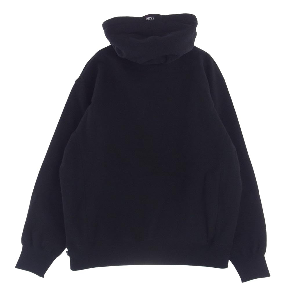 Supreme シュプリーム 21AW Box Logo Hooded Sweatshirt ボックス ロゴ スウェットシャツ プルオーバー パーカー ブラック系 M【極上美品】【中古】