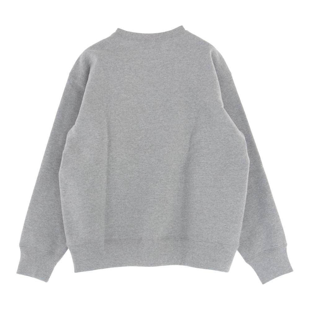 Supreme シュプリーム 22AW Box Logo Crewneck Heather Grey ボックスロゴ クルーネック スウェット ヘザー グレー グレー系 S【新古品】【未使用】【中古】