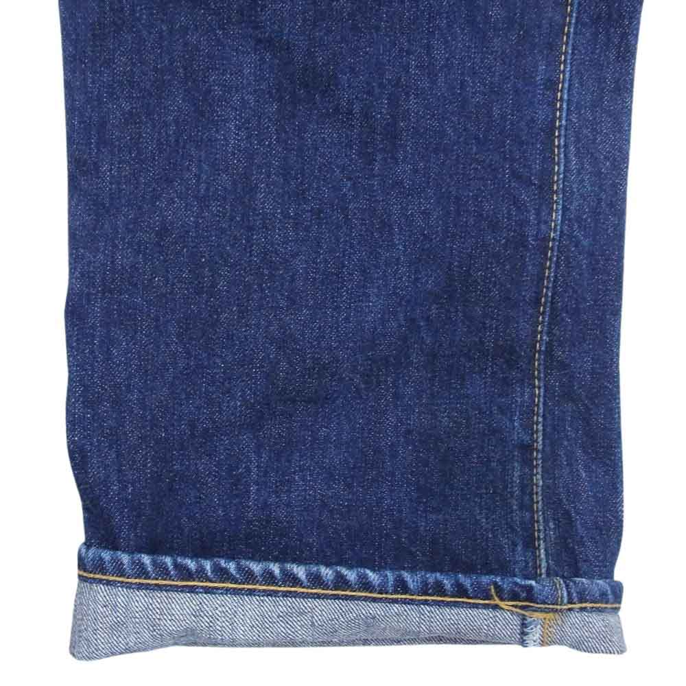 Levi's リーバイス 44501 0022 99年8月製 90s ボタン裏刻印555 バレンシア USA製 S501XX 復刻 BIGE レザーパッチ デニム パンツ インディゴブルー系 33【中古】