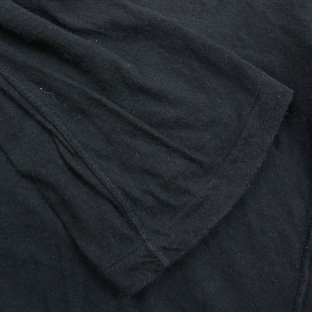 JULIUS ユリウス 14SS 460CUM12 コットンシルクジャージー 長袖 カットソー Tシャツ ブラック系 1【中古】