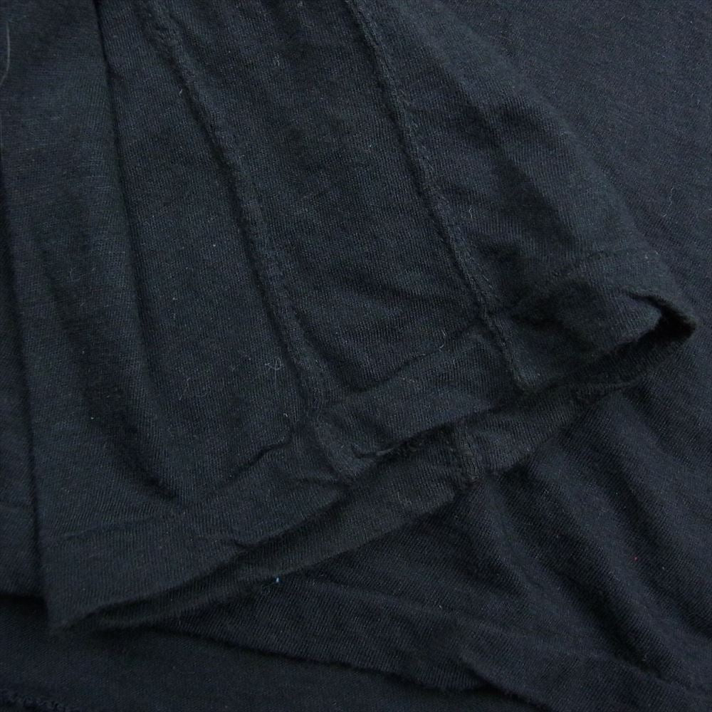 JULIUS ユリウス 14SS 460CUM12 T-SHIRT IN COTONE E SETA コットンシルクジャージー 長袖 カットソー Tシャツ ブラック系 2【中古】