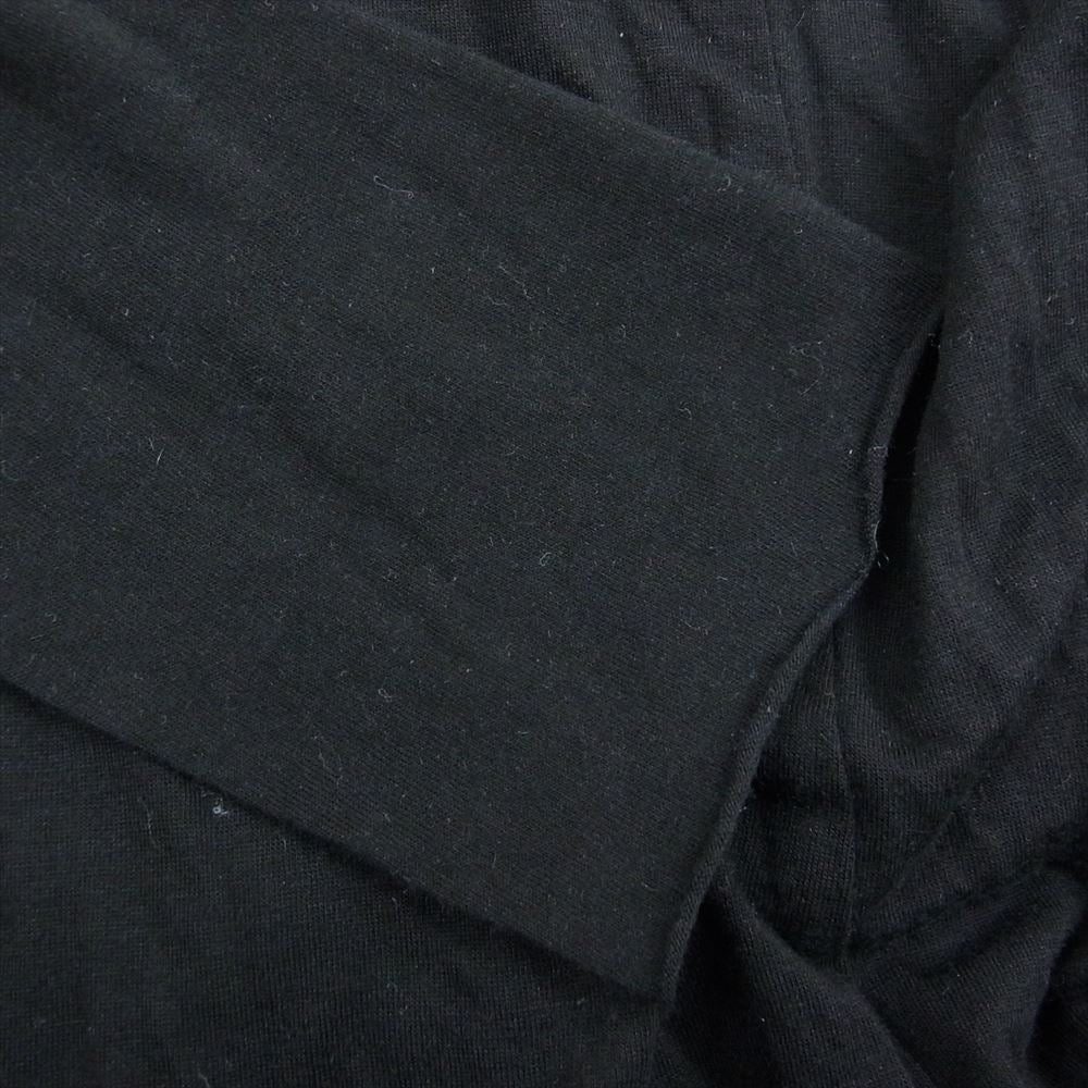 JULIUS ユリウス 440CUM11 MA_JULIUS エムエーユリウス NC-TENCEL ANGORA JERSEY テンセル アンゴラジャージー ツイステッド カットソー 長袖 Tシャツ ブラック系 1【中古】
