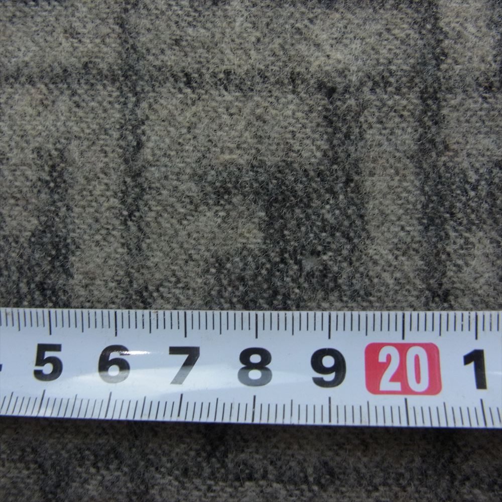 FENDI フェンディ イタリア製 ズッカ柄 ウール マフラー ストール グレー系【中古】