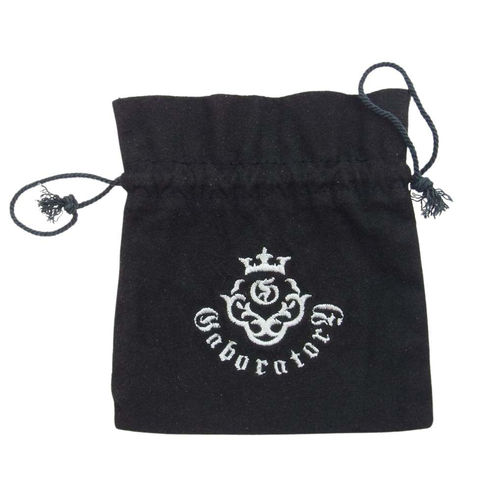 GABOR ガボール GABORATORY ガボラトリーホールディング ギャランティカード付属 G&Crown Medium Ring Without Stamp Gクラウン ミディアム シグネット リング ウィズアウト スタンプ シルバー系 18.5号【中古】