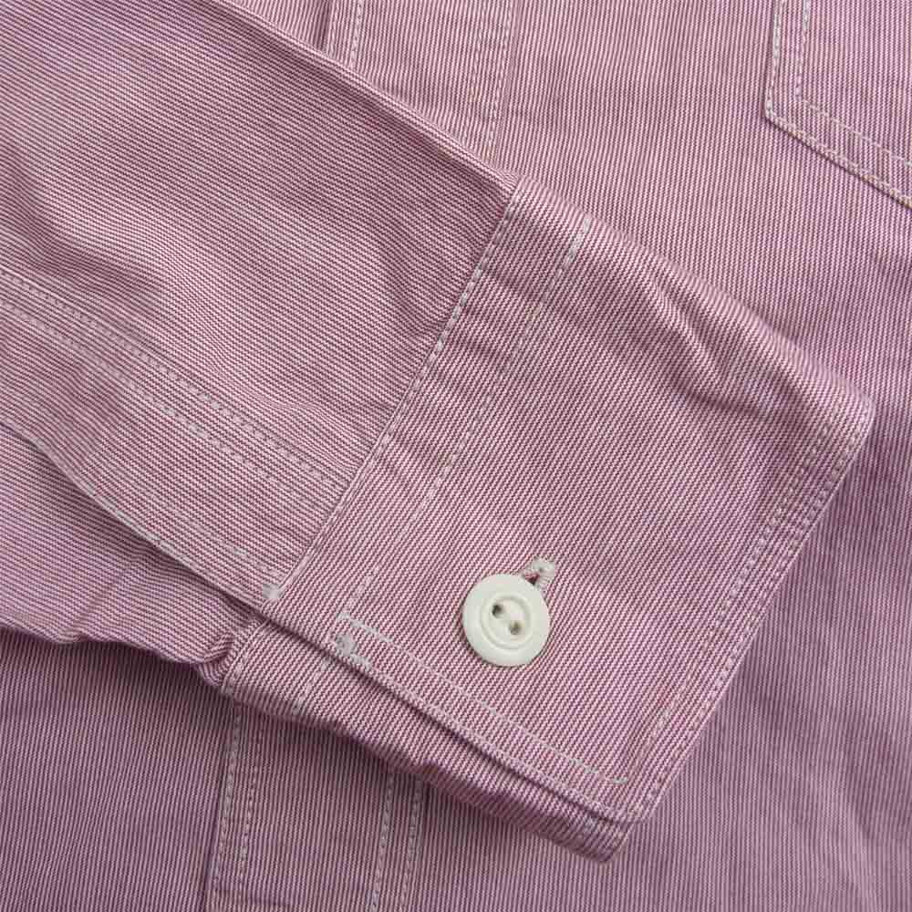 Pherrow's フェローズ ロングスリーブ 長袖 ワークシャツ レッド系 38【中古】