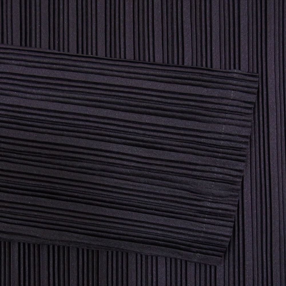 PLEATS PLEASE プリーツプリーズ イッセイミヤケ PP93-FK354 プリーツ加工 タートルネック カットソー 長袖 チャコールブラウン チャコール系 3【美品】【中古】