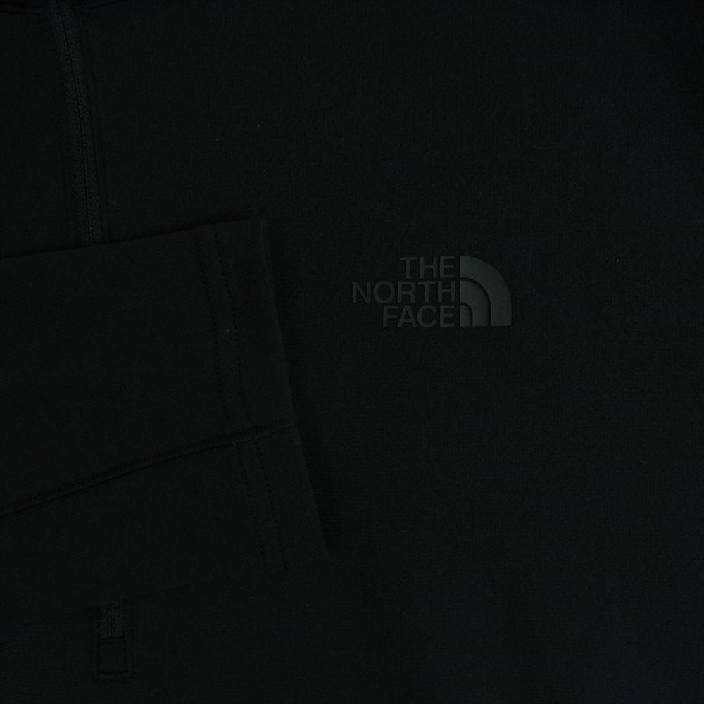 THE NORTH FACE ノースフェイス NT11919 FlashDry Light Zip UP Crew フラッシュドライ ライト ジップ アップ ハーフジップ カットソー ブラック系 M【極上美品】【中古】