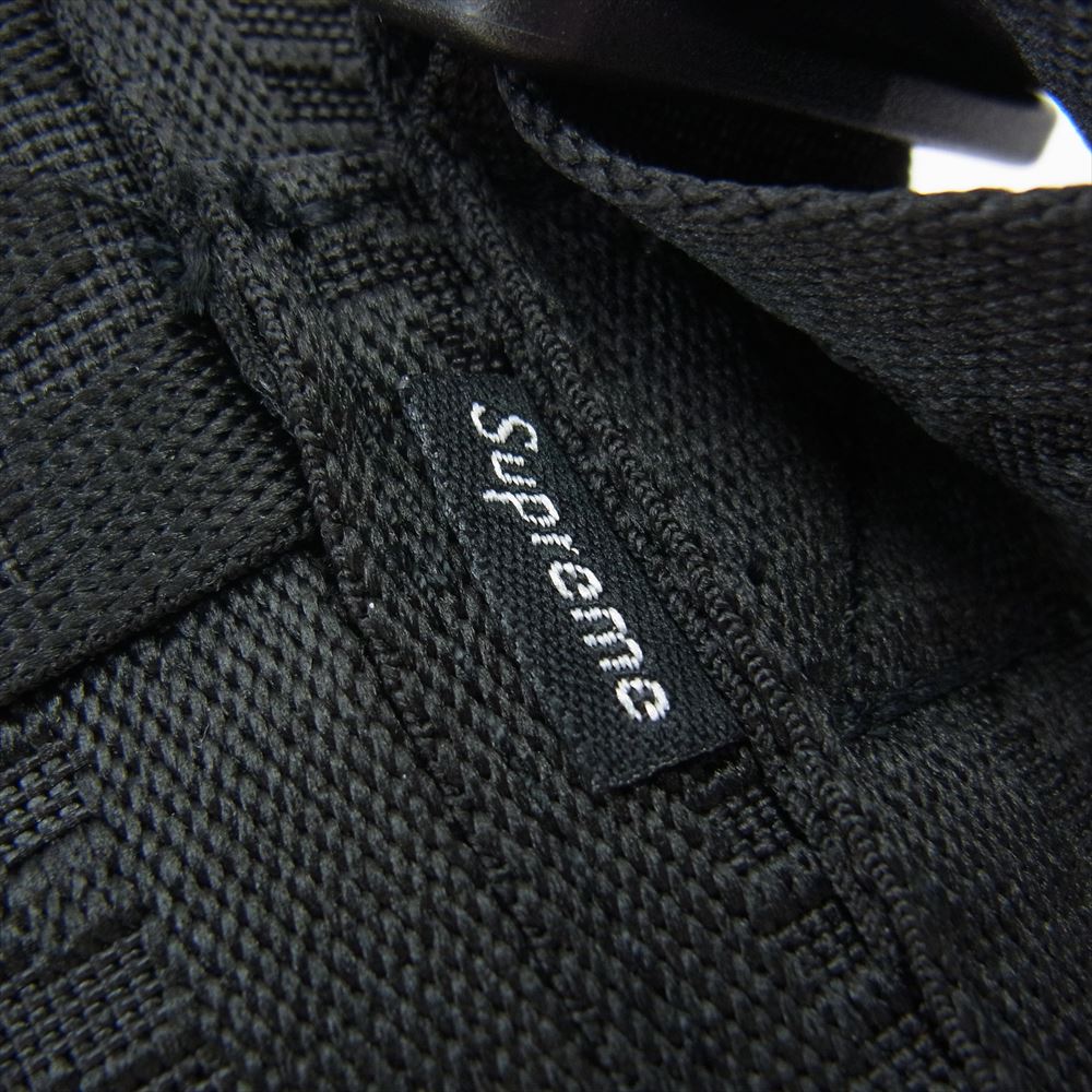 Supreme シュプリーム 23SS Woven Shoulder Bag Black ウーブン ショルダー バッグ 総柄 ロゴ ブラック系【新古品】【未使用】【中古】