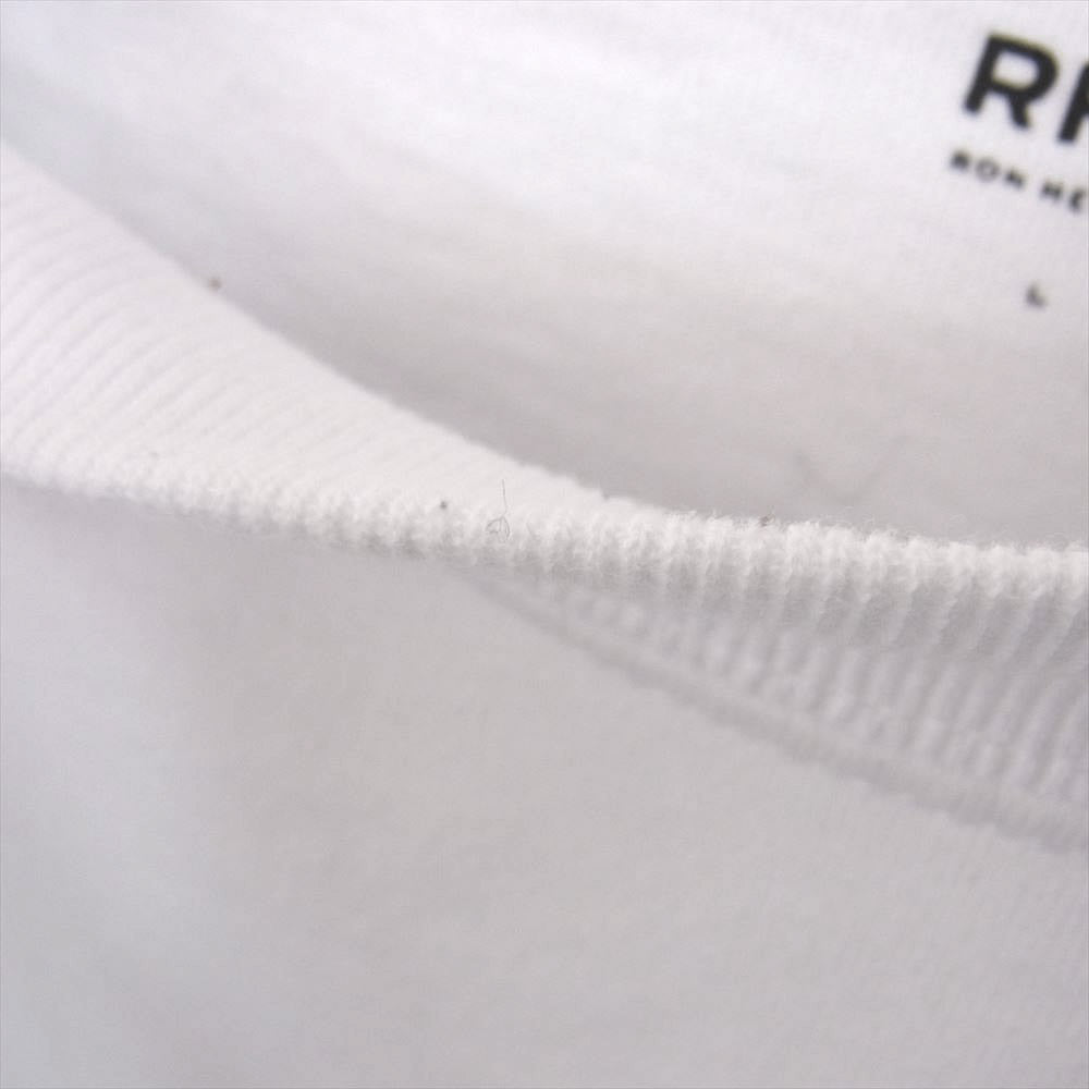 Ron Herman ロンハーマン 3120900164 RHC Wide Crew Neck Long Sleeve Tee ワイド クルー ネック 長袖 Tシャツ ホワイト系 L【中古】