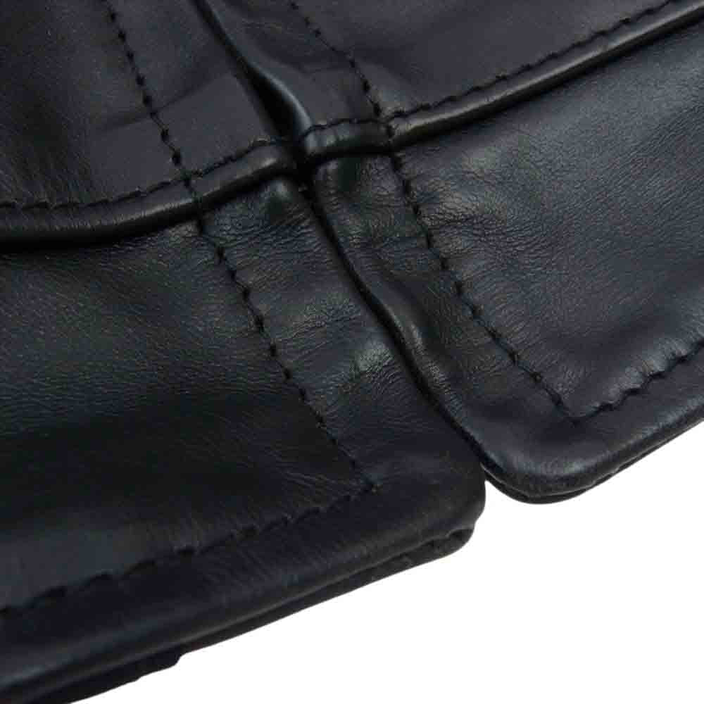 AERO LEATHER エアロレザー 英国製 Highwayman ハイウェイマン ホースハイド レザー ジャケット ブラック系 38【中古】