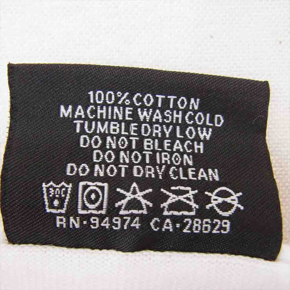 STUSSY ステューシー Dominoes Tee ドミノ ダイス サイコロ ロゴ プリント 半袖 Tシャツ ホワイト系 M【中古】