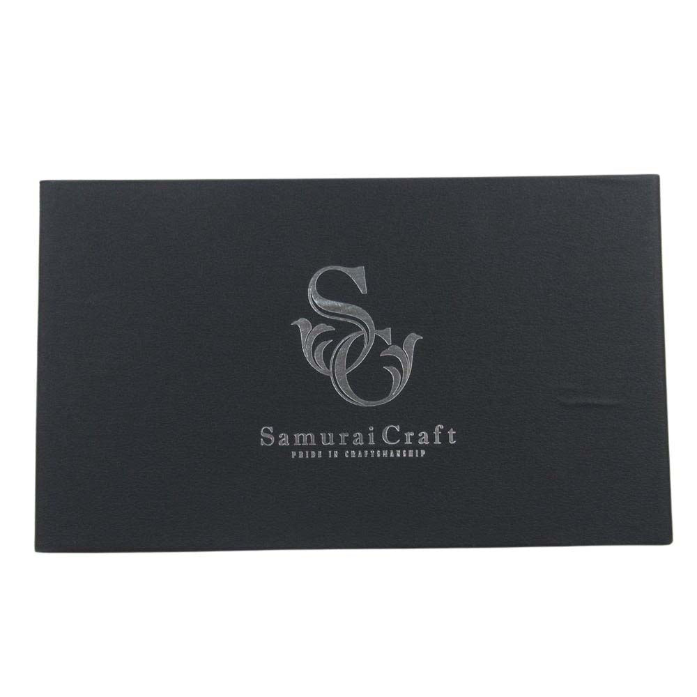 SAMURAI CRAFT サムライクラフト カービング レザー コンチョ ロングウォレット 二つ折り 長財布【美品】【中古】