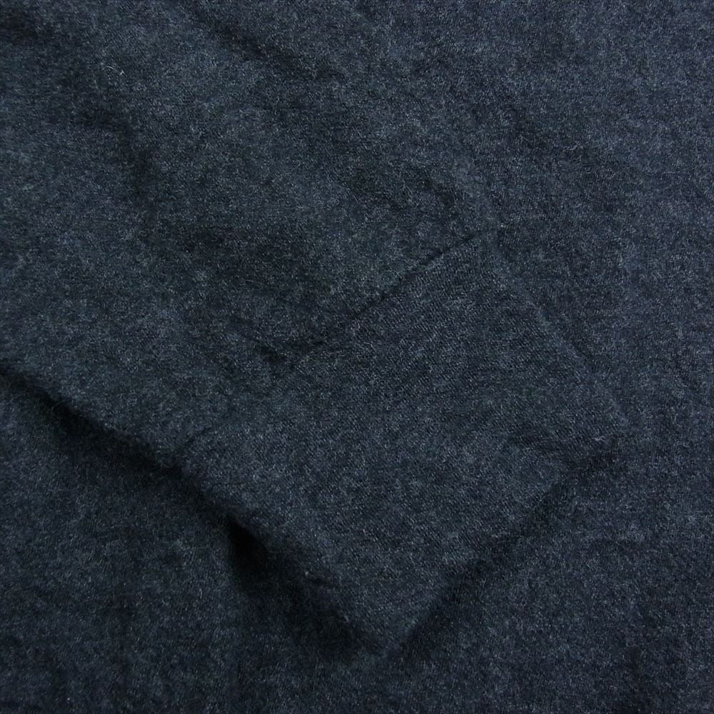 COMOLI コモリ 23AW Y03-05006 ウール 天竺 長袖 タートルネック ニット セーター チャコール系 3【中古】