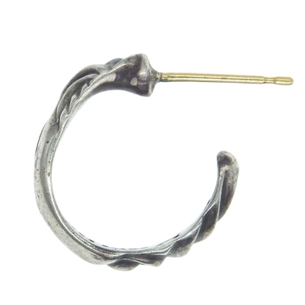 LEONARD KAMHOUT レナードカムホート レイヴンフープ ピアス シルバー