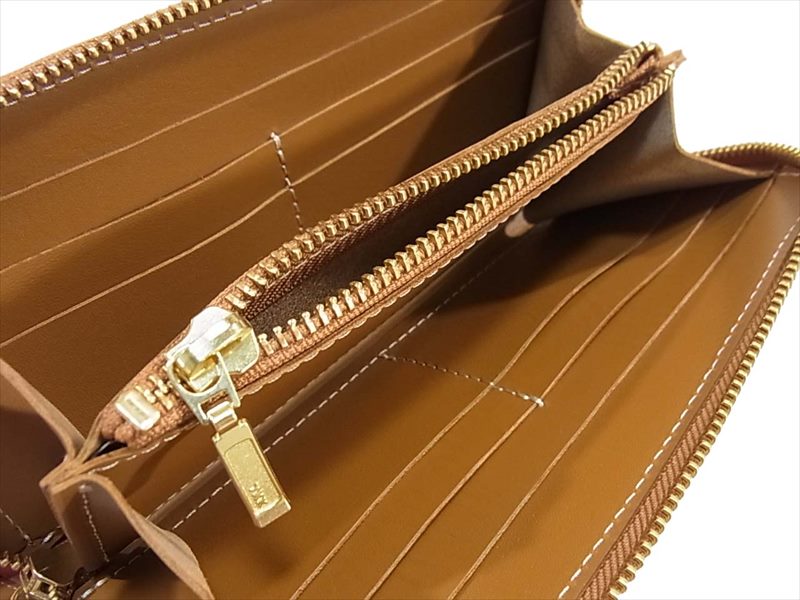 KAWATAKO カワタコ 革蛸 TYPE-U タイプU ラウンドジップ レザー ロングウォレット 財布 ブラウン系 ブラウン系【極上美品】【中古】