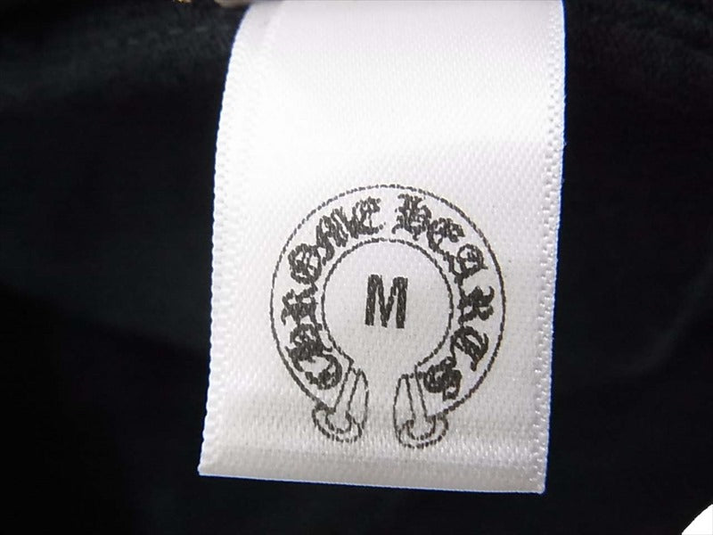 CHROME HEARTS クロムハーツ(原本無) 国内正規 PAPA VEST レザークロスパッチ ダガージップ ナイロン パパベスト ベスト ジレ ブラック系【美品】【中古】