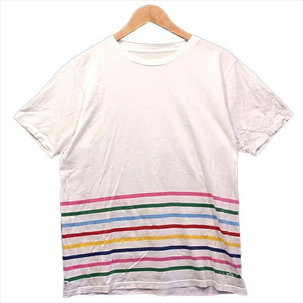 uniform experiment ユニフォームエクスペリメント whiteline UE-140085 マルチボーダー Tシャツ 白系 白系 4【中古】