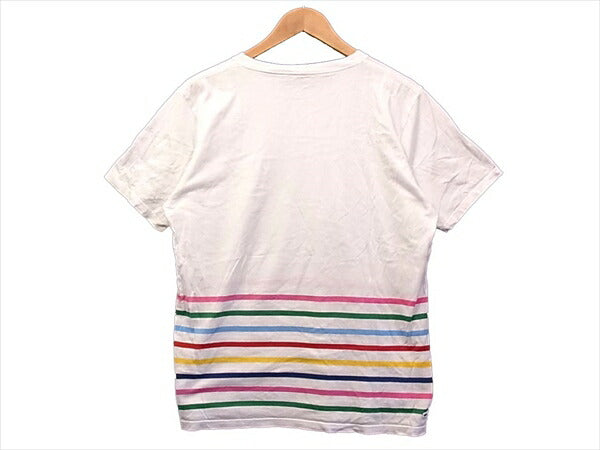 uniform experiment ユニフォームエクスペリメント whiteline UE-140085 マルチボーダー Tシャツ 白系 白系 4【中古】