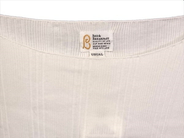 リブ レディース カットソー 白系 白系 USUAL【新古品】【未使用】【中古】