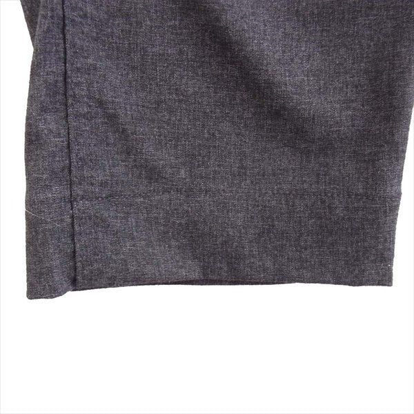5ポケット メンズ 無地 ポリエステル 10分丈 パンツ チャコール系 36【中古】