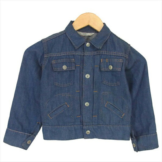 TOWNCRAFT タウンクラフト ヴィンテージ KIDS キッズ 子供用 デニム ジャケット インディゴブルー系 サイズ表記無【中古】