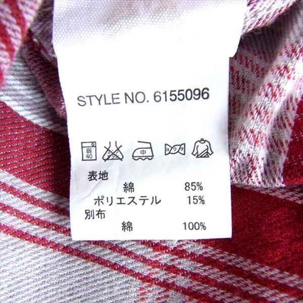 AVIREX アヴィレックス 6155096 チェック 刺繍 長袖シャツ マルチカラー系 M【中古】