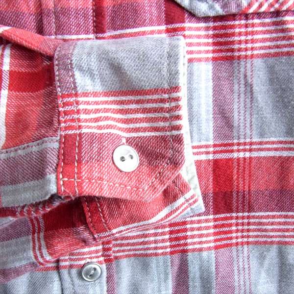 AVIREX アヴィレックス 6155096 チェック 刺繍 長袖シャツ マルチカラー系 M【中古】