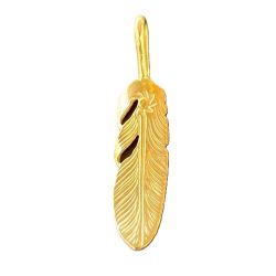 18K Feather Pendant 画像