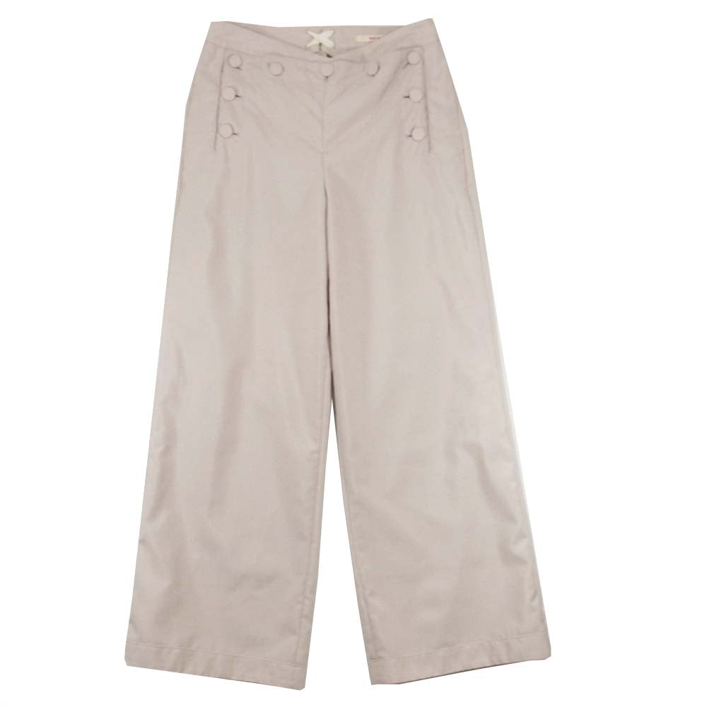 バッカ ワイド パンツ ベージュ系 38【美品】【中古】