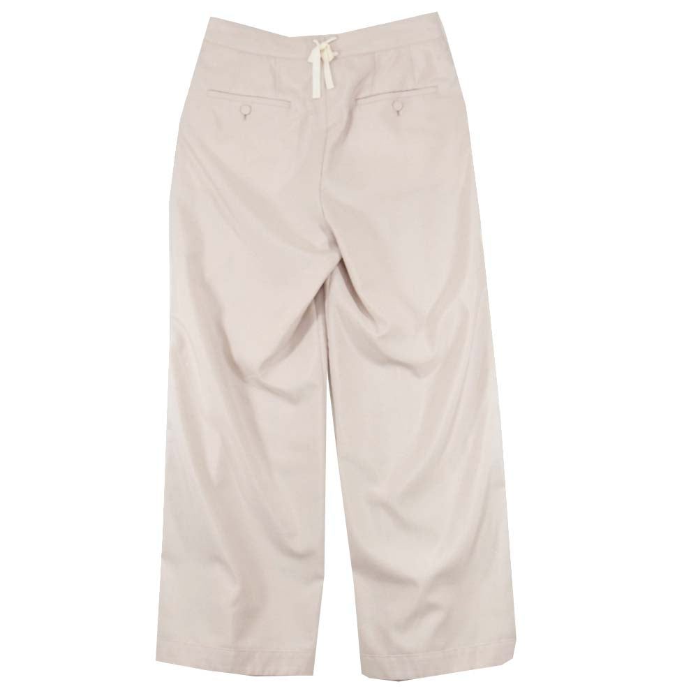 バッカ ワイド パンツ ベージュ系 38【美品】【中古】