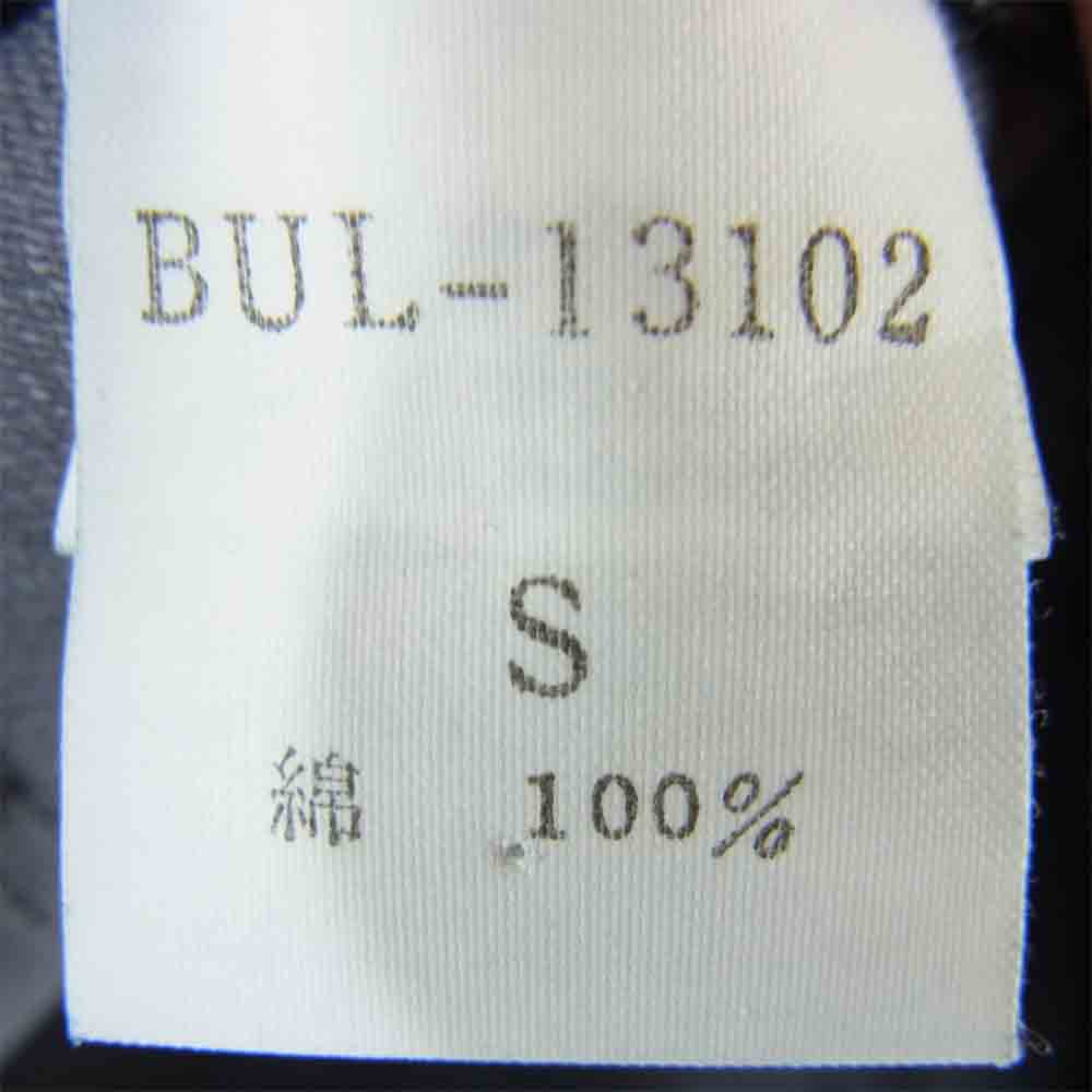 ブルオリジナル レザー クロス パッチ パンツ ブラック系 S【中古】