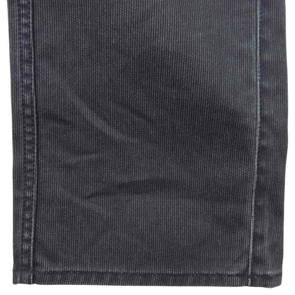 ブルオリジナル レザー クロス パッチ パンツ ブラック系 S【中古】