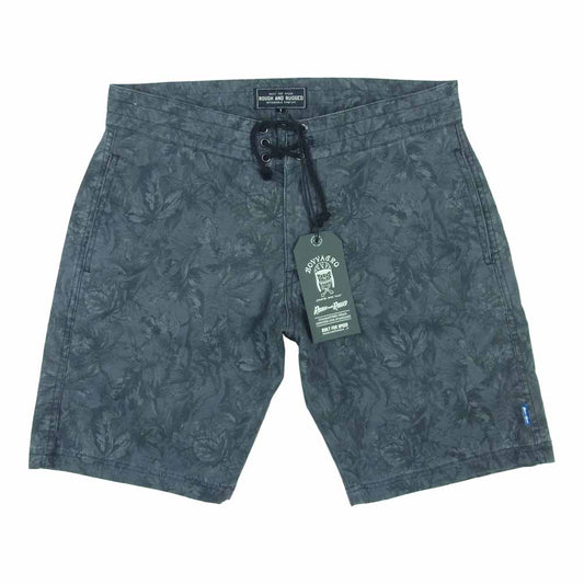 ROUGH and RUGGED ラフアンドラゲッド RR13-6-P02 FLOG FLOWER CAMO フラワー カモフラージュ ショート パンツ グレー系 S【新古品】【未使用】【中古】