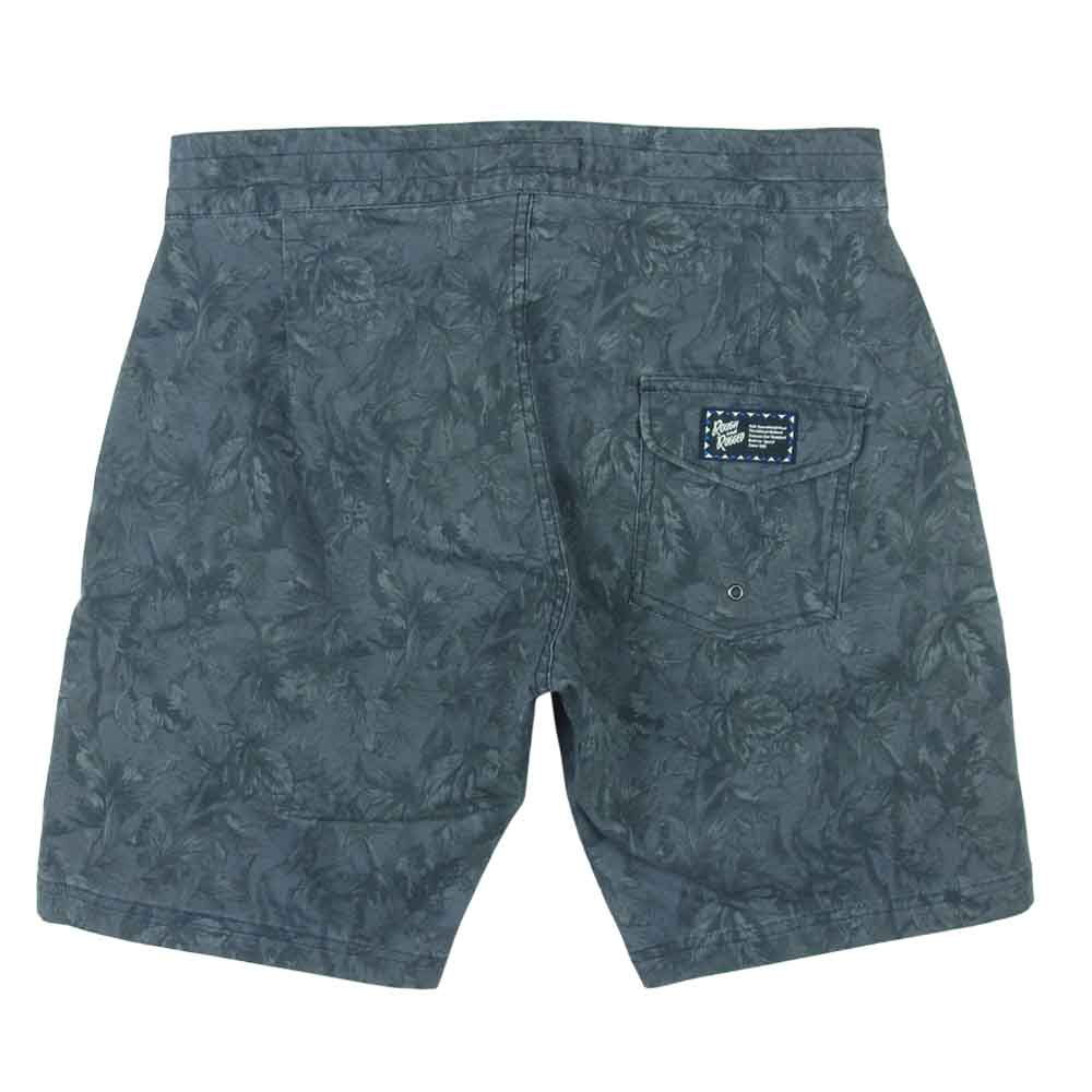 ROUGH and RUGGED ラフアンドラゲッド RR13-6-P02 FLOG FLOWER CAMO フラワー カモフラージュ ショート パンツ グレー系 S【新古品】【未使用】【中古】