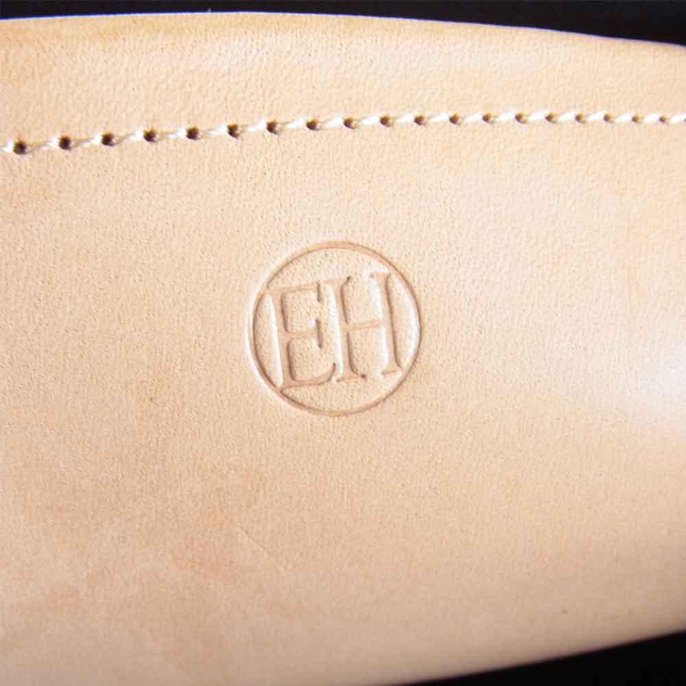 アーリーハリウッド 本革 レザー ハトメ ハンドバッグ ハンド バッグ ネイビー系【中古】