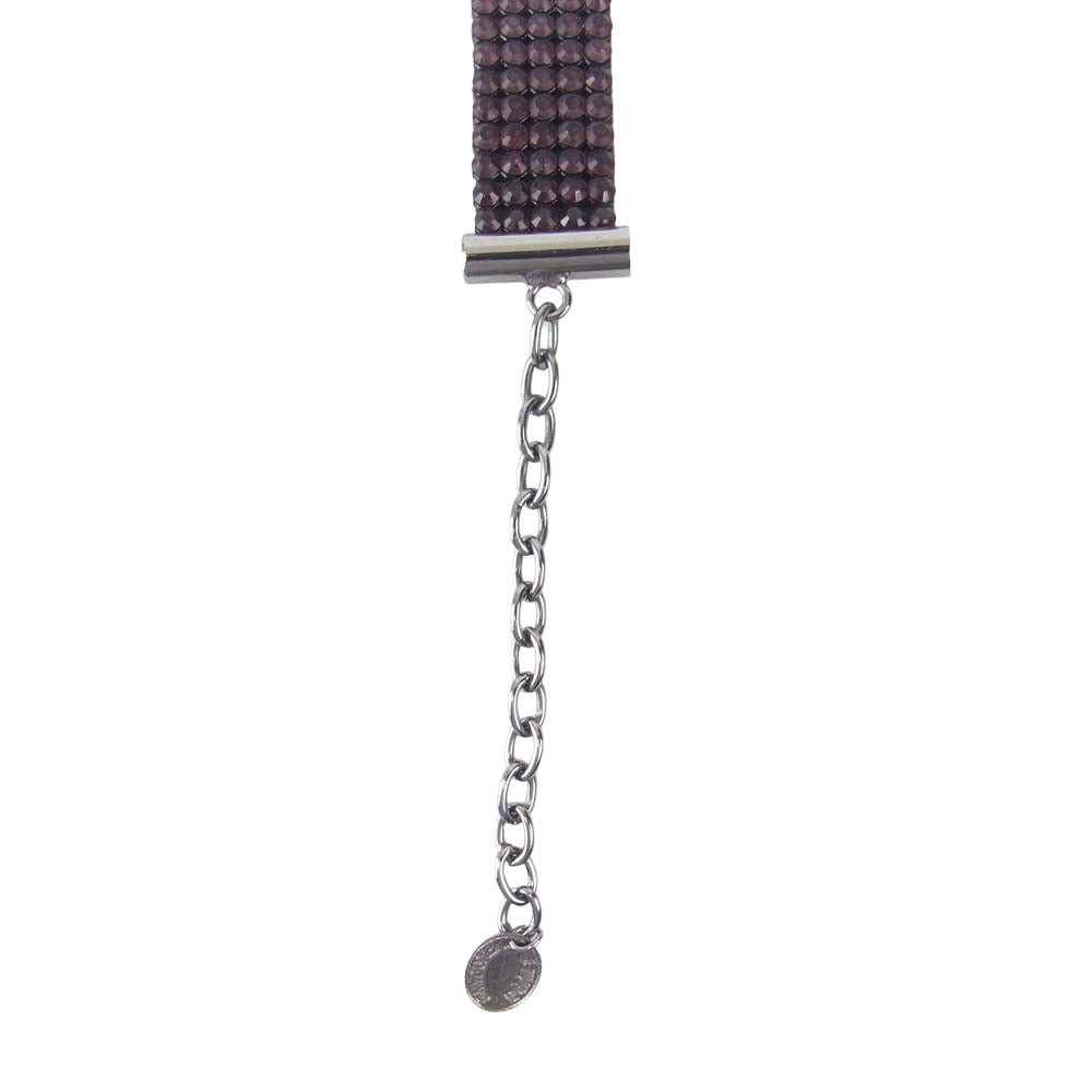ダニエルスワロフスキー チョーカー ネックレス ブラウン系【新古品】【未使用】【中古】