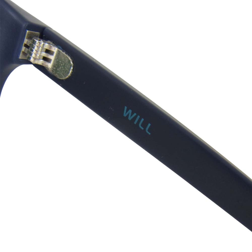 WILL ウィル サングラス ネイビー系 59□15‐135【中古】