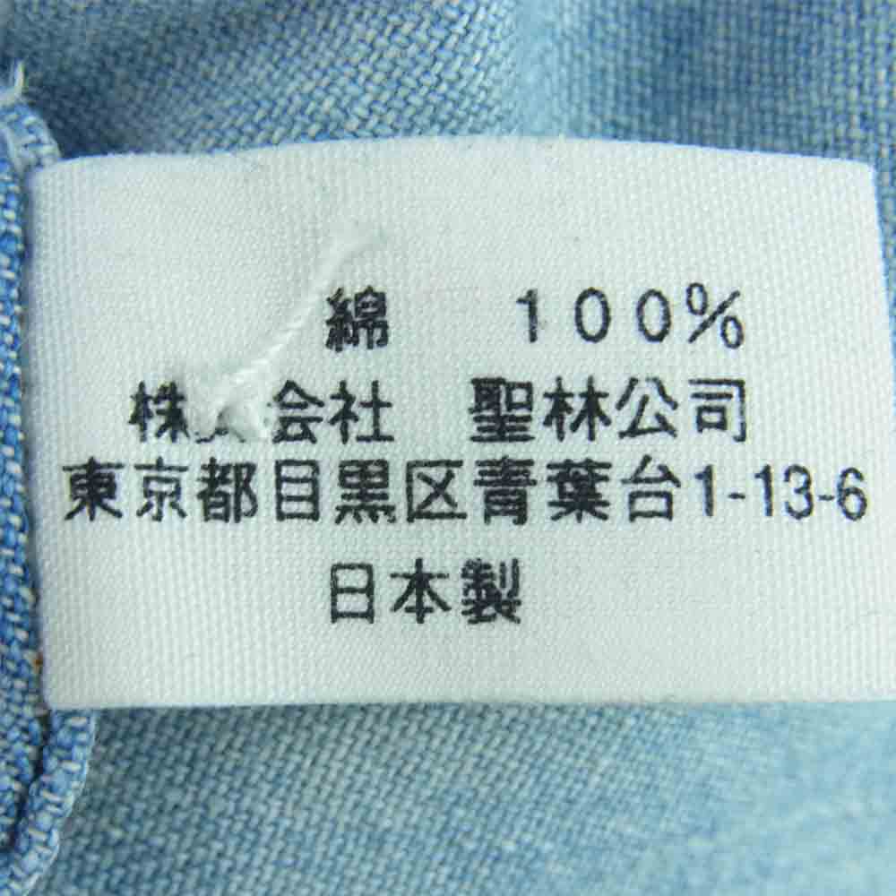 BLUE BLUE ブルーブルー デニム ウエスタン 長袖 シャツ コットン 日本製 インディゴブルー系 2【中古】