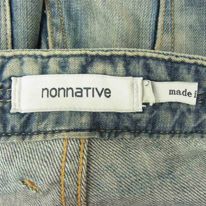 nonnative ノンネイティブ NN-P2119 DWELLER 5P JEANS TIGHT FIT-C/P DENIM STRETCH VW インディゴブルー系 2【中古】